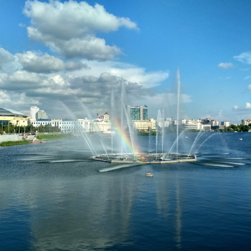 Набережная озера Кабан