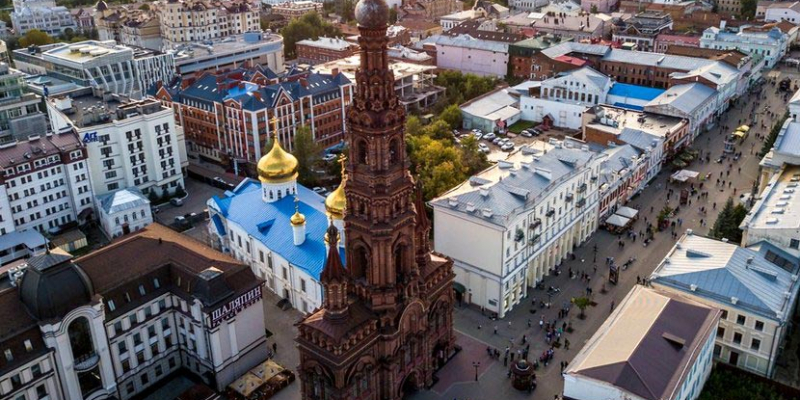 Улица Баумана в Казани 